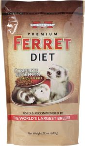 Feeding your ferret a high quality ferret food such as Marshall Premium Ferret Diet is key to optimal health.