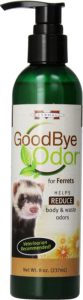 Marshall GoodBye Odor for Ferrets is added to your ferret's food to reduce ferret waste odor naturally.