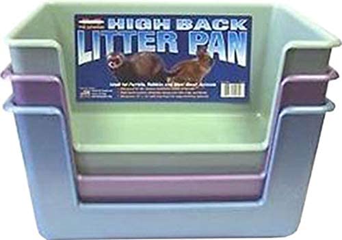 The Marshall High Back Ferret Litter Pan is a top choice!